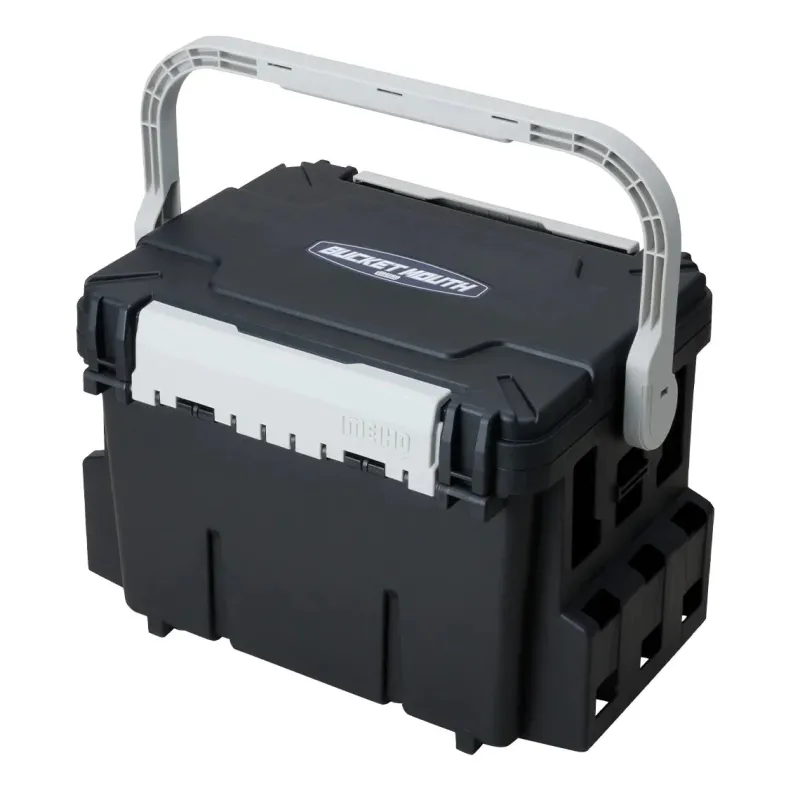 Meiho Tackle Boxes And Trays|Flies>Bucket Mouth 7000 Black