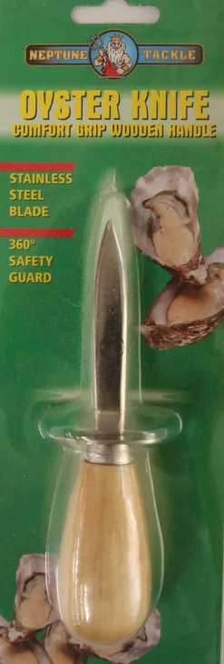 TackleWest Filleting Knives|Flies>Neptune Oyster Knife Wooden Handle
