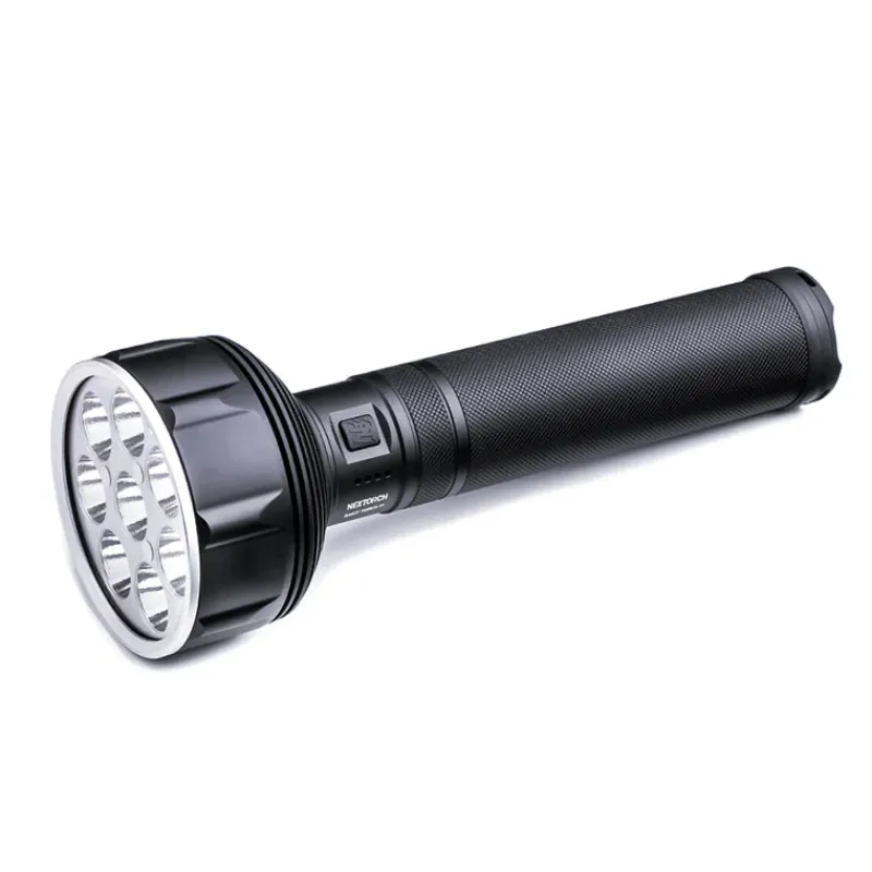 NexTorch Torches & Headlamps|Flies>NXSAINT31 Saint Torch Rechargeable Ultra Bright Large Search Light with Power Pack