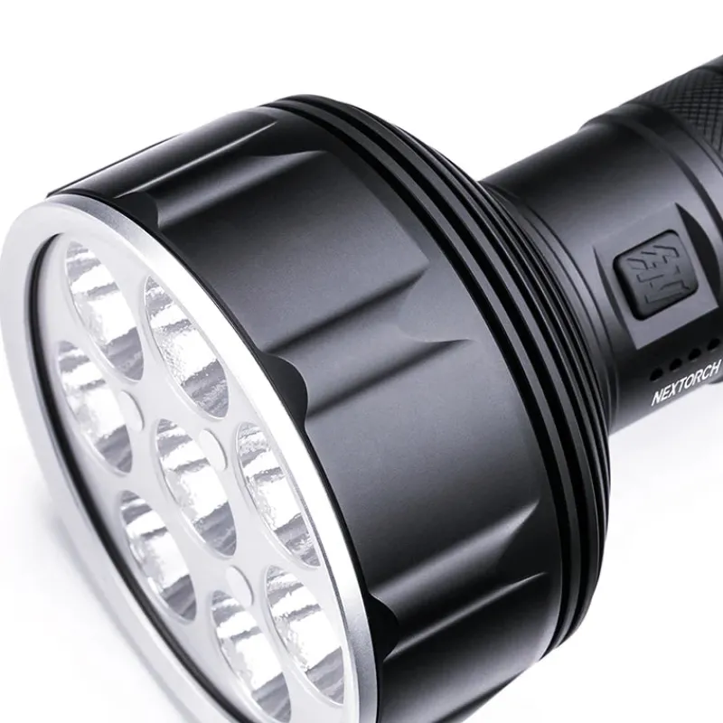 NexTorch Torches & Headlamps|Flies>NXSAINT31 Saint Torch Rechargeable Ultra Bright Large Search Light with Power Pack