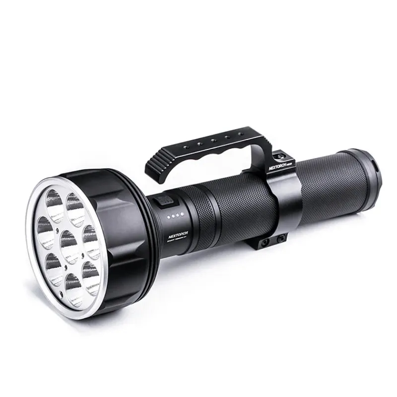 NexTorch Torches & Headlamps|Flies>NXSAINT31 Saint Torch Rechargeable Ultra Bright Large Search Light with Power Pack