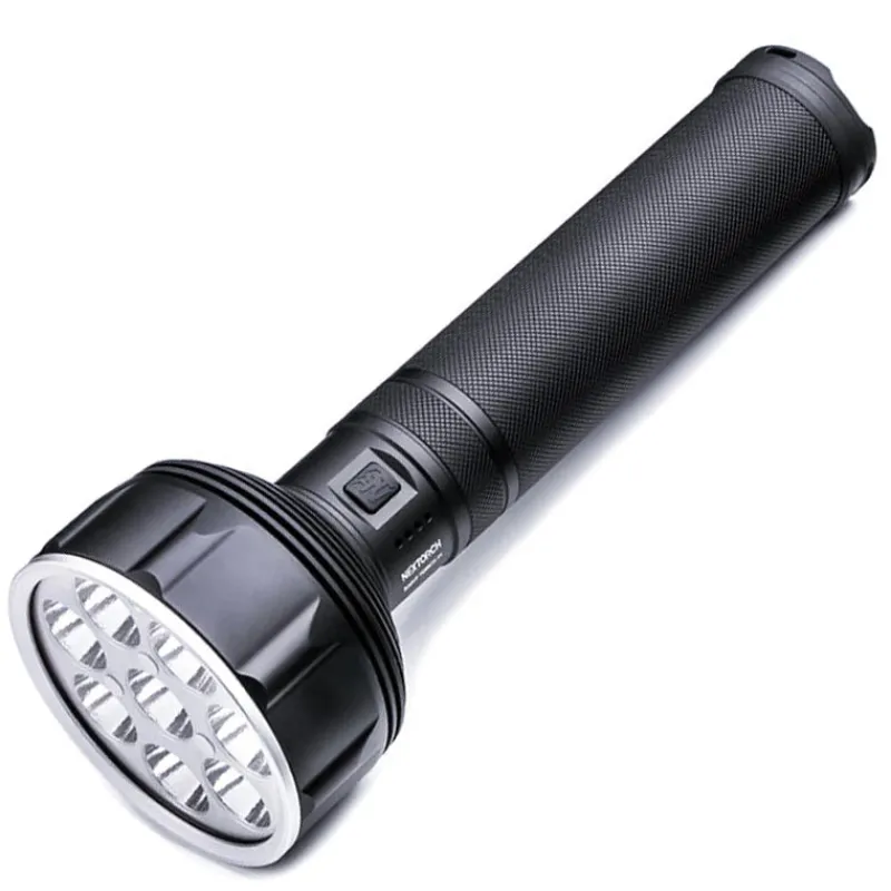 NexTorch Torches & Headlamps|Flies>NXSAINT31 Saint Torch Rechargeable Ultra Bright Large Search Light with Power Pack