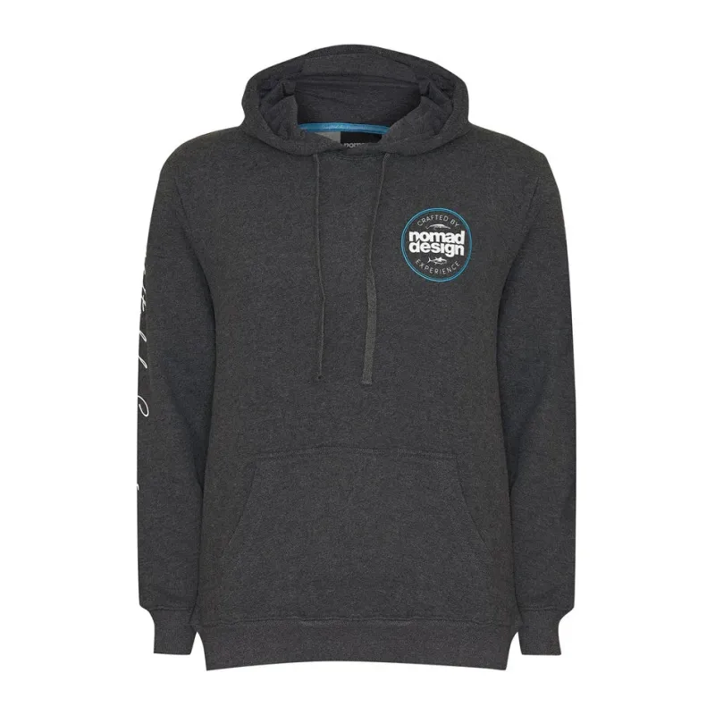 Nomad Jackets And Jumpers|Flies>Design Hoodie Classic Tuna Charcoal
