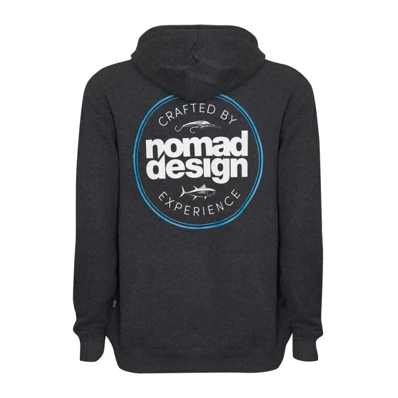 Nomad Jackets And Jumpers|Flies>Design Hoodie Classic Tuna Charcoal