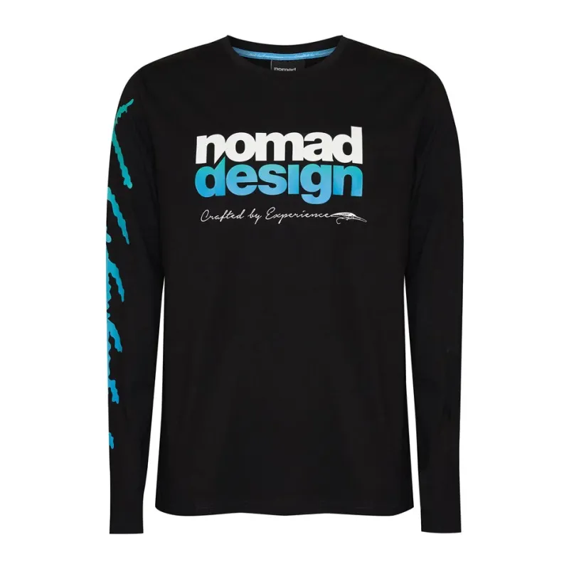 Nomad Long Sleeve Shirts Mens|Flies>Design L/S T-Shirt X-Rad Black