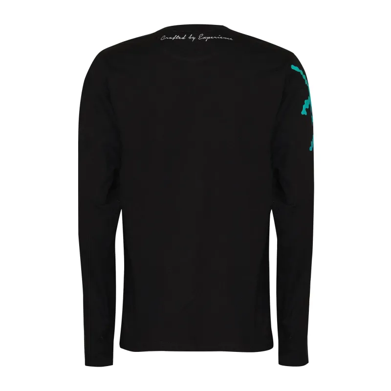 Nomad Long Sleeve Shirts Mens|Flies>Design L/S T-Shirt X-Rad Black