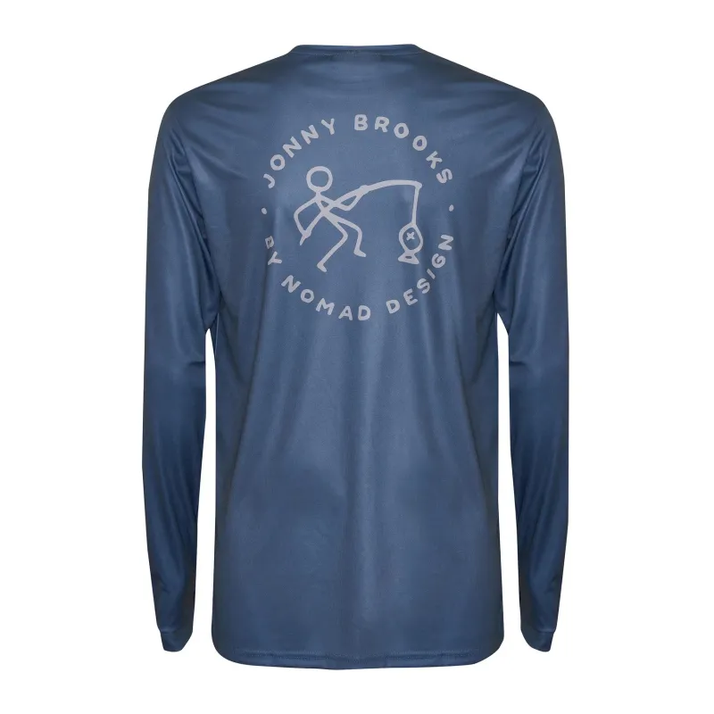 Nomad Long Sleeve Shirts Mens|Flies>Design Tech Jonny Brooks X Gunmetal