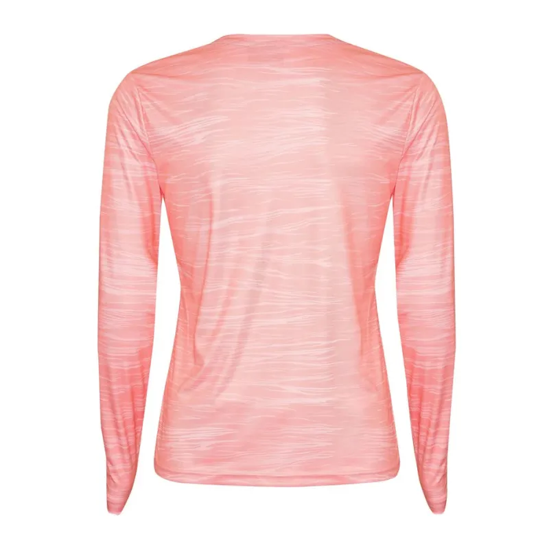 Women Nomad Long Sleeve Shirts Womens|Long Sleeve Shirts Mens>Design Tech Shirt Womens Coral Swell