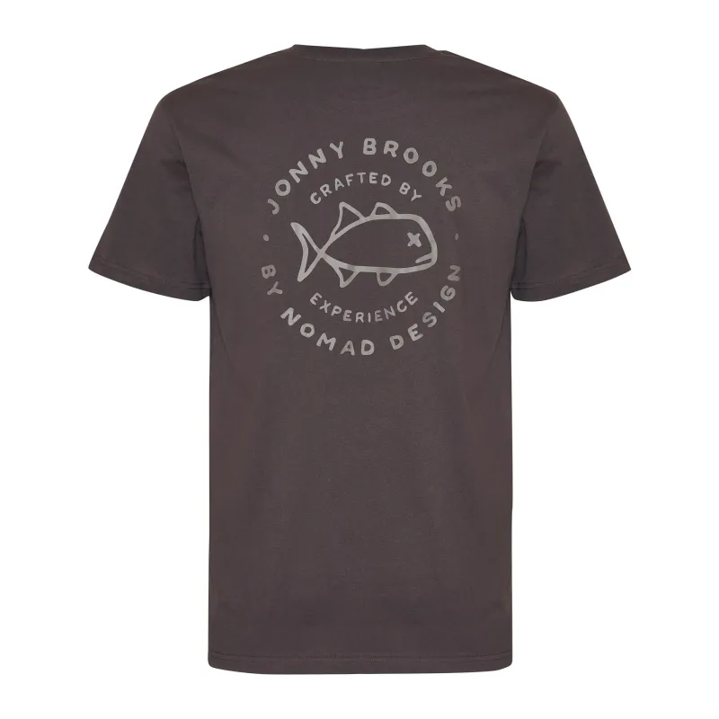 Nomad Short Sleeve Shirts Mens|Flies>Design T/S Jonny Brooks X Charcoal