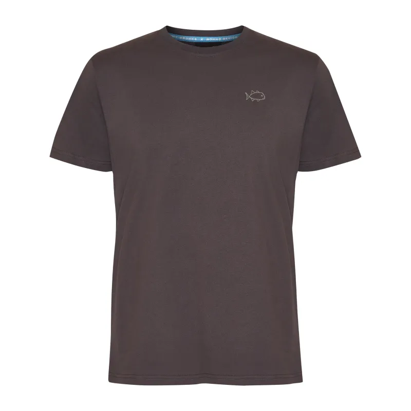 Nomad Short Sleeve Shirts Mens|Flies>Design T/S Jonny Brooks X Charcoal