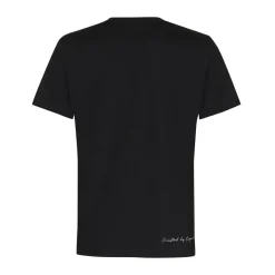 Nomad Short Sleeve Shirts Mens|Flies>Design T/S Logo Aqua Fade Black