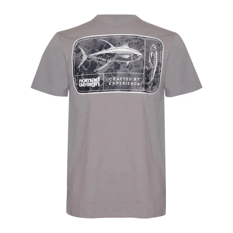 Nomad Short Sleeve Shirts Mens|Flies>Design T/S Tackle Box Graphite