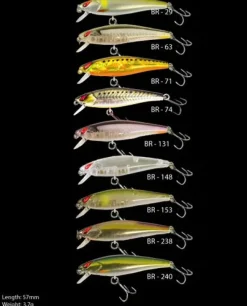 Nories Flies|Fishing Lures>Laydown Minnow 57