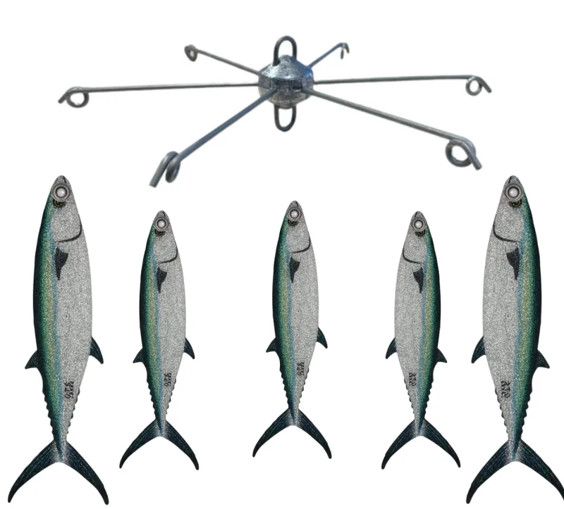 TackleWest Teasers|Teasers>OTS 11in Fish Razr Dredge Bar Scad Flaps