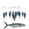 TackleWest Teasers|Teasers>OTS 24in Titanium Collapsible Dredge Bar Scad Flaps