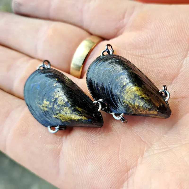 OBB Vibe Lures|Flies>Outback Breamer Mussel Clicker Heavy 5.8g