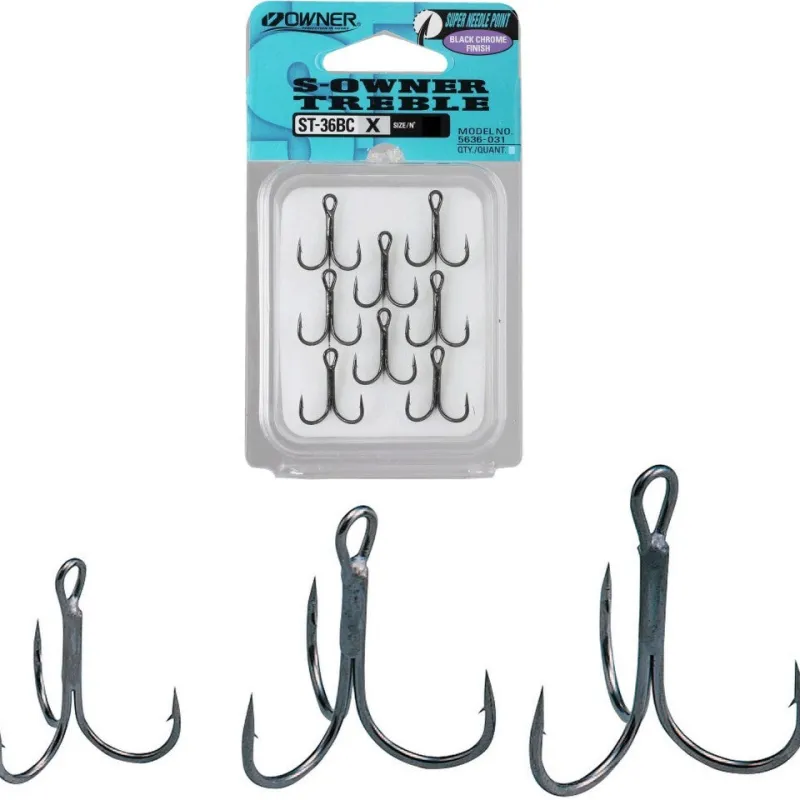 Owner Treble Hooks|Flies>5636 ST36BC Treble Hooks 8-pack