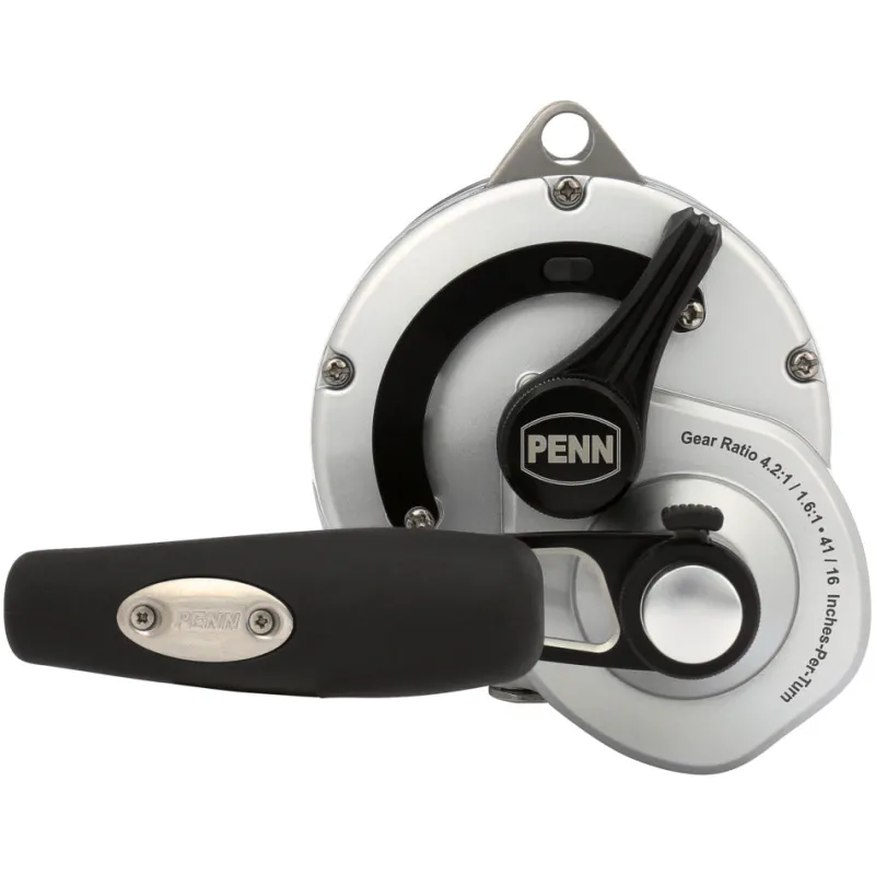 Penn Flies|Overhead Reels>Fathom II Lever Drag 2 Speed Overhead Reel