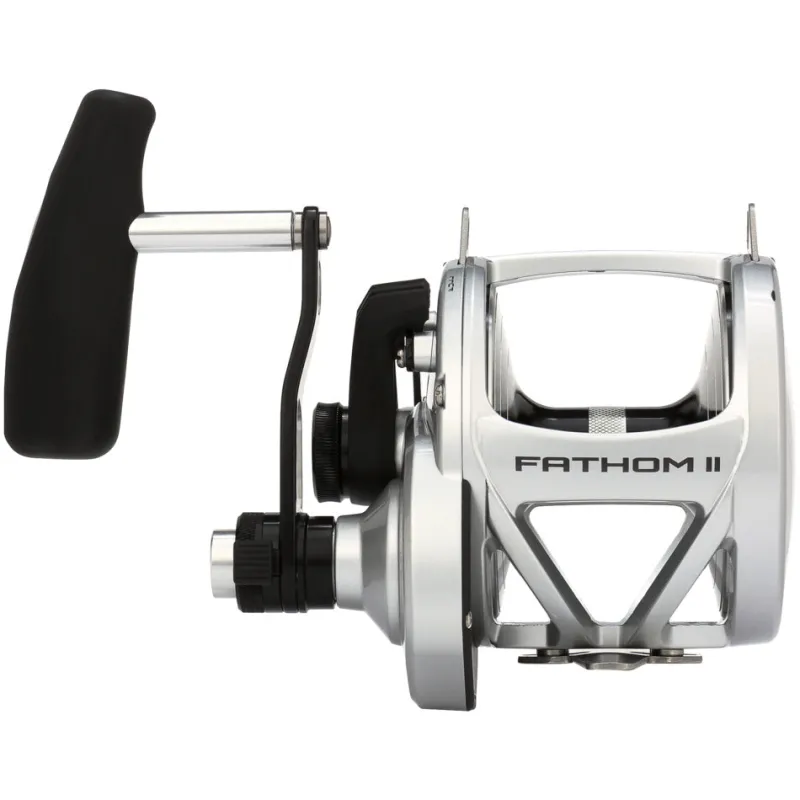 Penn Flies|Overhead Reels>Fathom II Lever Drag 2 Speed Overhead Reel