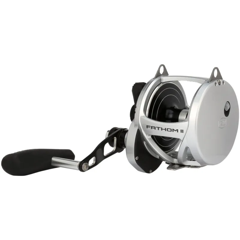 Penn Flies|Overhead Reels>Fathom II Lever Drag 2 Speed Overhead Reel