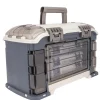 Plano Tackle Boxes And Trays|Flies>728001 Angled System Tackle Box 3600 Blue/Silver