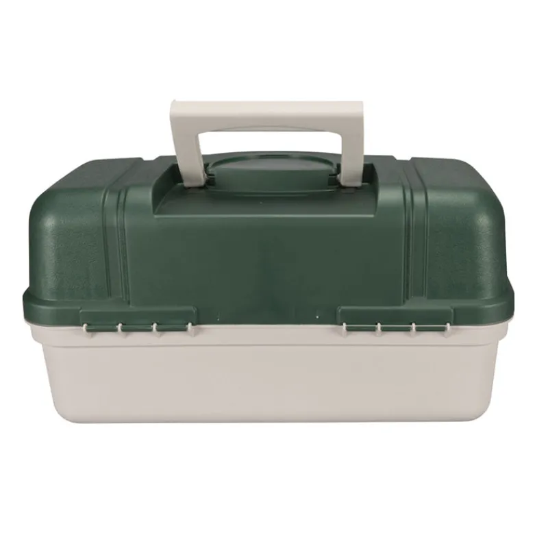 Plano Tackle Boxes And Trays|Flies>Guide Series 613403 3-Tray Top Access Tackle Box Graphite/Gray
