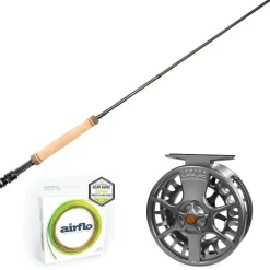 Manic Flies|Fly Fishing Combos>Primal Fly Combo Revel CS 9ft 5wt Lamson Liquid Reel Airflo Superflo and Backing