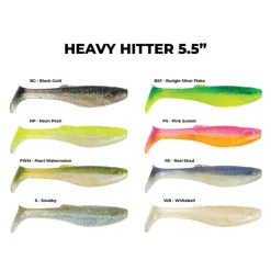 TackleWest Soft Plastic Lures|Flies>Rapala Crush City Heavy Hitter 5.5