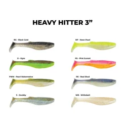 TackleWest Soft Plastic Lures|Flies>Rapala Crush City Heavy Hitter 3