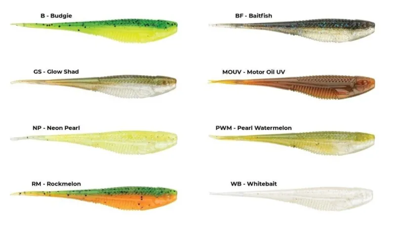 TackleWest Soft Plastic Lures|Flies>Rapala Crush City The Jerk 3.75