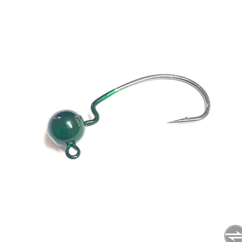 Razor Edge Jigheads|Flies>Snag-less Jighead Green UV