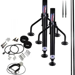 Reelax Boat Outriggers|Flies>Reef Black Ed 550 Outrigger 5.5m 3K Carbon Poles Kit