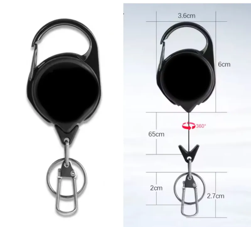 TackleWest Line Cutters|Flies>Retractable Lanyard with Clip