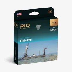 Rio Flies|Fly Lines>Elite Flats Pro Clear Intermediate Fly Line Clear/Trans Orange/Trans Aqua