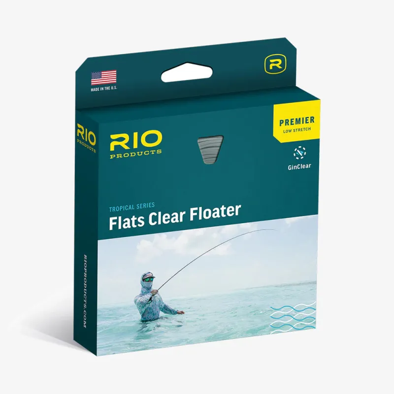 Rio Flies|Fly Lines>Premier Flats Clear Tip Floating Fly Line Clear/Sand/Blue