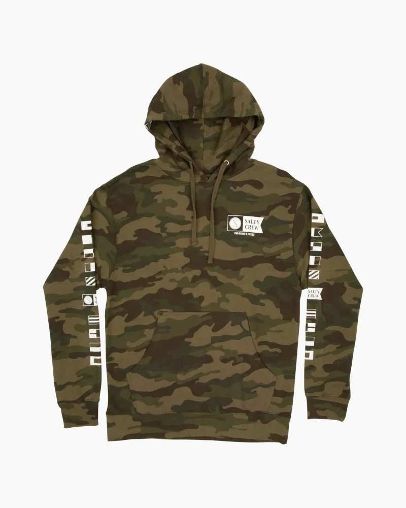 Salty Crew Jackets And Jumpers|Flies>Alpha Fleece Jumper Camo