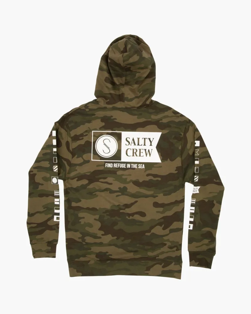 Salty Crew Jackets And Jumpers|Flies>Alpha Fleece Jumper Camo