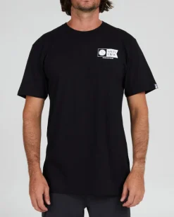 Salty Crew Short Sleeve Shirts Mens|Flies>Alpha SS Tee Black