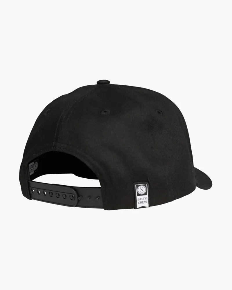 Salty Crew Hats And Headwear|Flies>Angler 6 Panel Cap Black