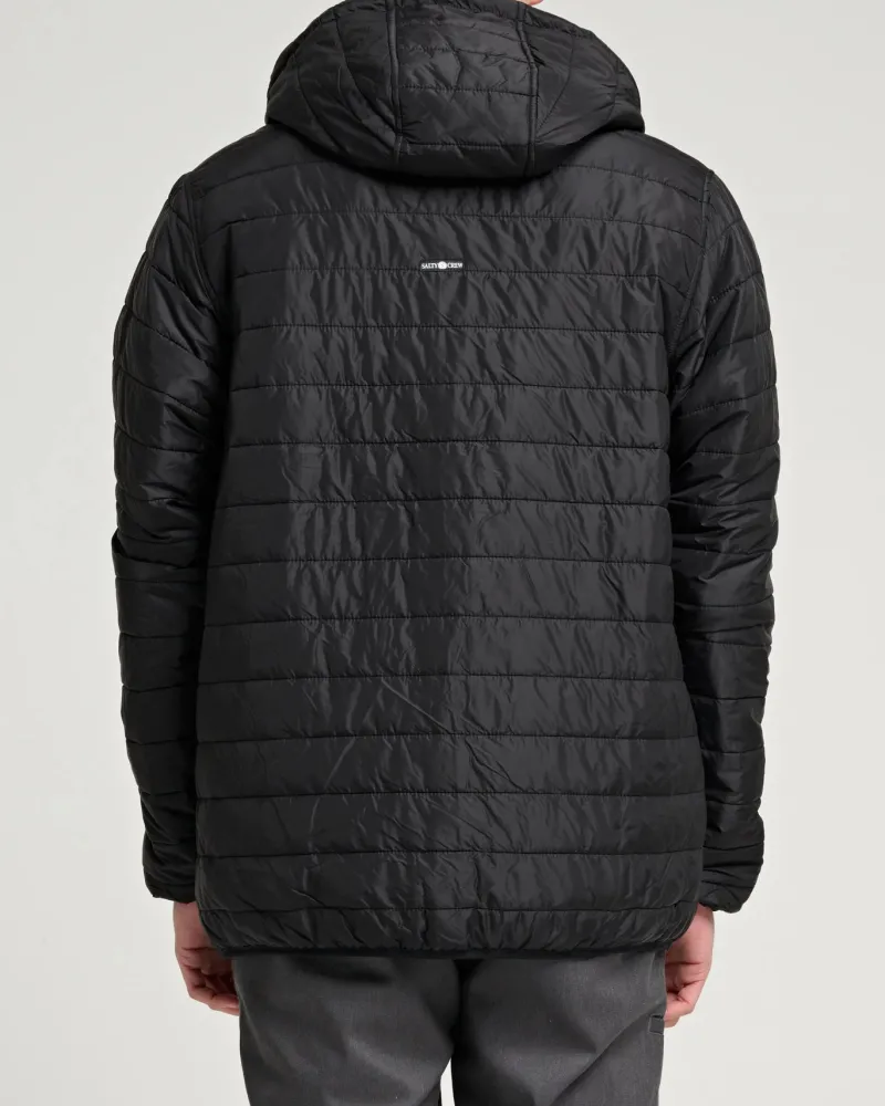 Salty Crew Jackets And Jumpers|Flies>Barrier 2.0 Jacket Black