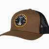 Salty Crew Hats And Headwear|Flies>Bottom Dweller Retro Trucker Brown