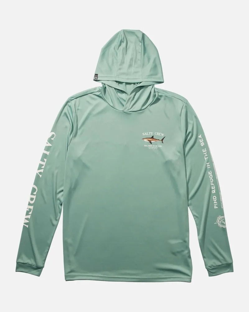 Salty Crew Long Sleeve Shirts Mens|Flies>Bruce Hood Sunshirt Mackerel