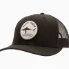 Salty Crew Hats And Headwear|Flies>Bruce Retro Trucker Hat Black