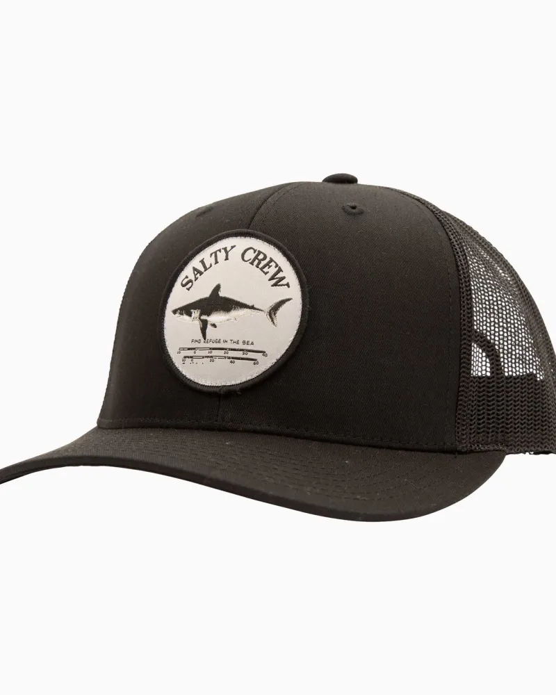 Salty Crew Hats And Headwear|Flies>Bruce Retro Trucker Hat Black
