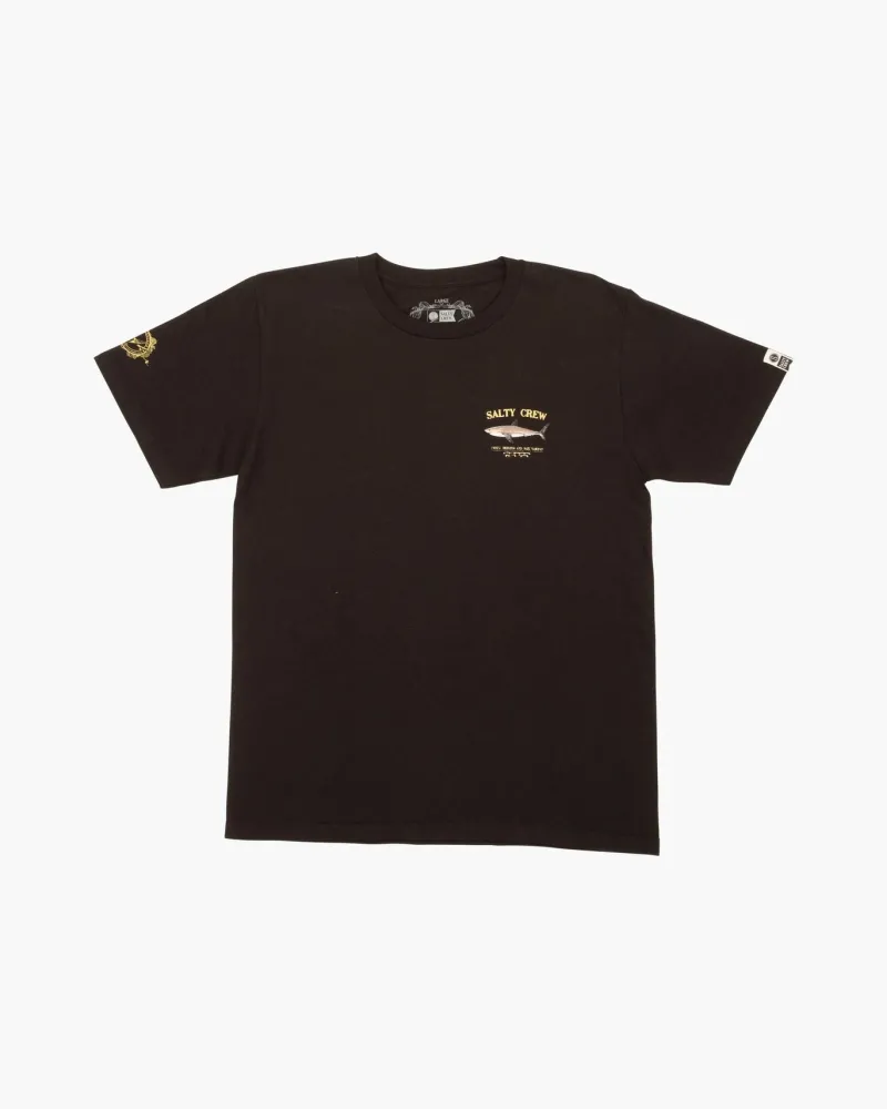 Salty Crew Short Sleeve Shirts Mens|Flies>Bruce SS Tee Black