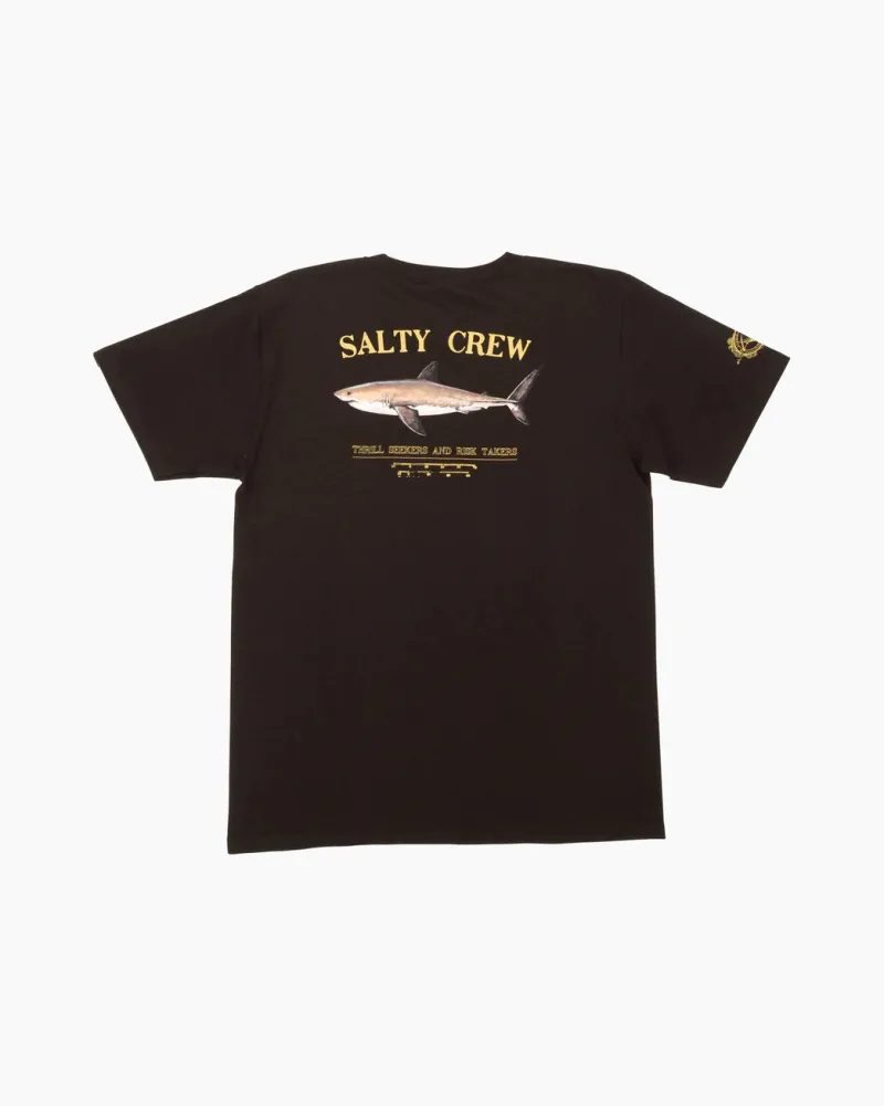 Salty Crew Short Sleeve Shirts Mens|Flies>Bruce SS Tee Black