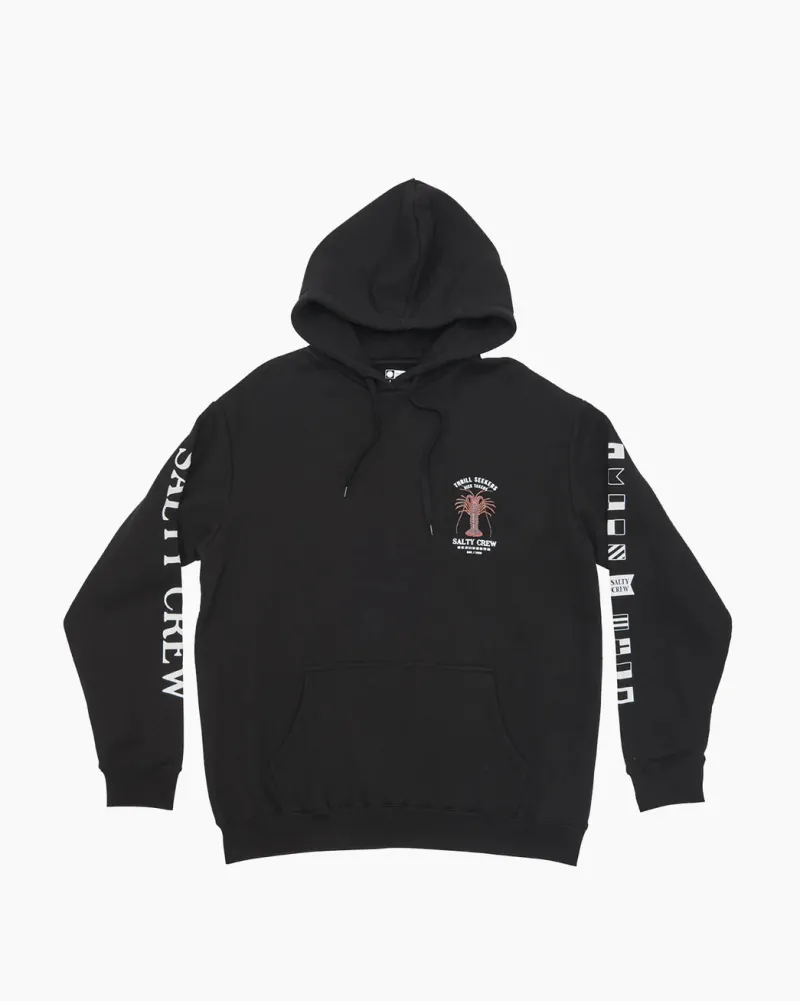 Salty Crew Jackets And Jumpers|Flies>Buggin Out Crew Hoodie Black