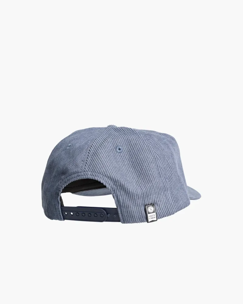 Salty Crew Hats And Headwear|Flies>Chaser Cord 5 Panel Cap Navy