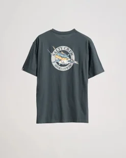 Salty Crew Short Sleeve Shirts Mens|Flies>Chaser Premium SS Tee Coal