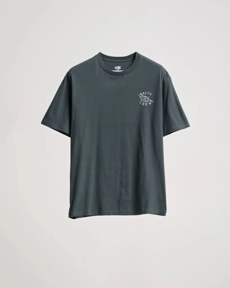 Salty Crew Short Sleeve Shirts Mens|Flies>Chaser Premium SS Tee Coal